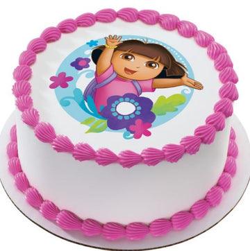 Dancing Dora Photo Cake