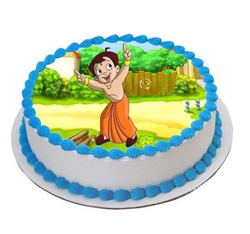 Dancing Chhota Bheem Cake