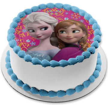 Marvelous Frozen Elsa Photo Cake