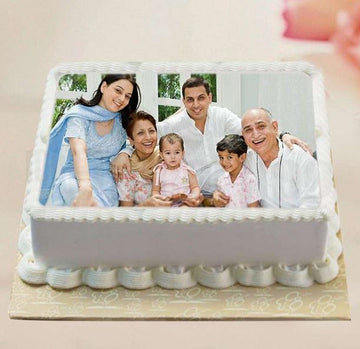 Deluxe Family Photo Cake